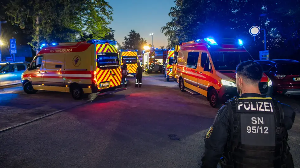 Mehrere Rettungswagen waren im Einsatz.
