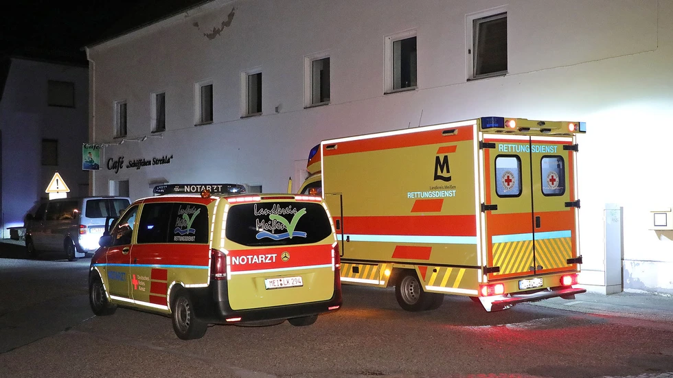 Die Beamten waren gestern an die Risaer Straße alarmiert worden, nachdem Zeugen Schüsse gehört hatten